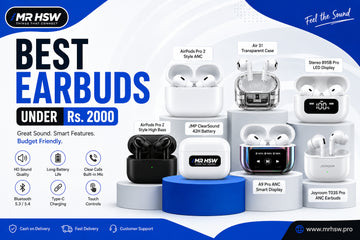 Best Earbuds Under Rs. 2000 in Pakistan