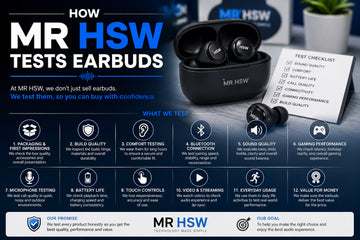 How MR HSW Tests Earbuds