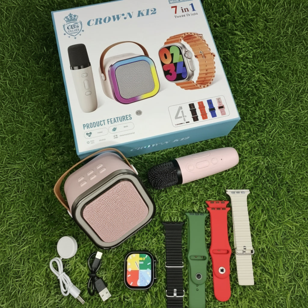 Crown Kit packaging with accessories on grass